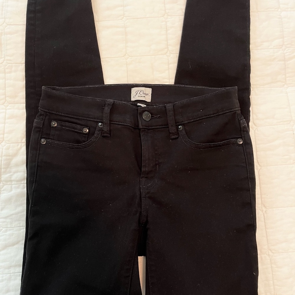J. Crew Black Toothpick Jeans